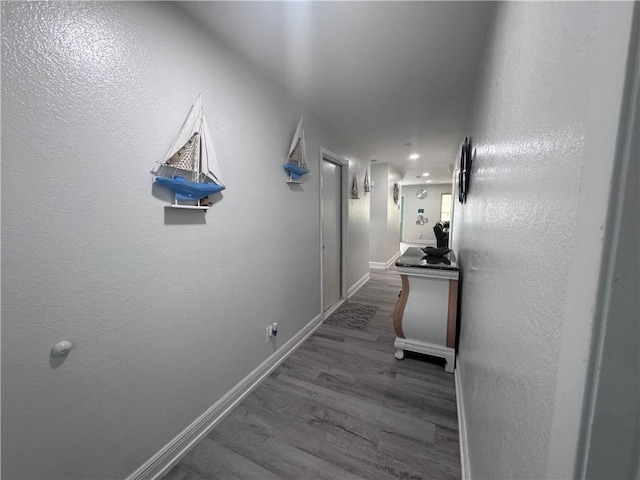 15321 Beaufort Ct, Corpus Christi, TX 78418 - hallway with wood finished floors and baseboards