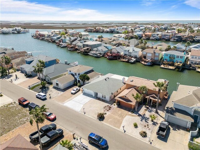 15321 Beaufort Ct, Corpus Christi, TX 78418 - aerial view of residential area featuring a nearby body of water