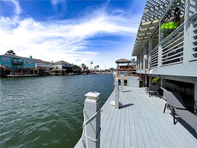 15321 Beaufort Ct, Corpus Christi, TX 78418 - dock featuring a water view