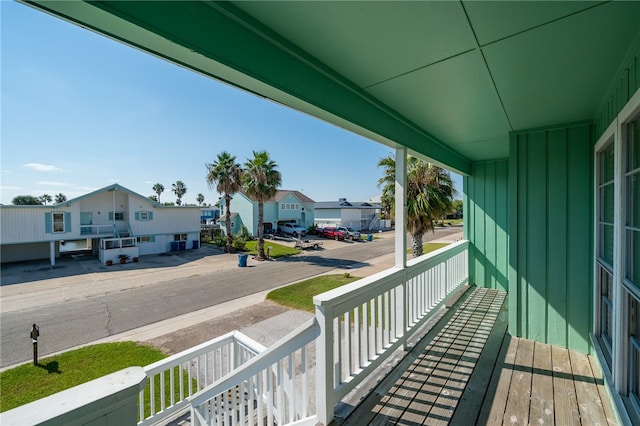 balcony with a porch