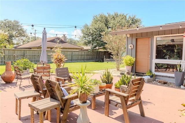 view of patio