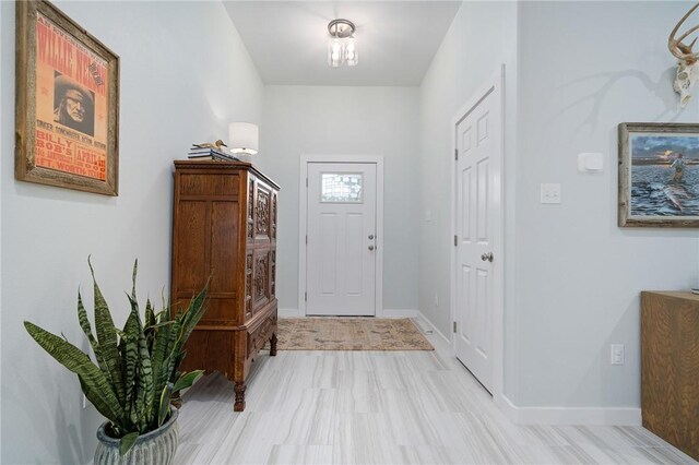 view of entrance foyer