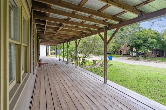 330 Ohio Ave, Corpus Christi, TX 78404 - deck featuring a yard