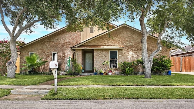 6813 Braesvalley Dr, Corpus Christi, TX 78413 - view of front facade featuring brick siding