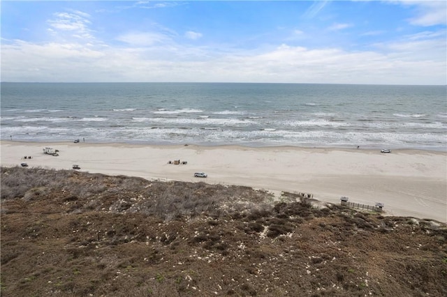 water view with a beach view