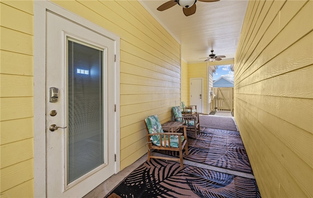 2212 State Highway 361, Port Aransas, TX 78373 - entrance to property with a ceiling fan