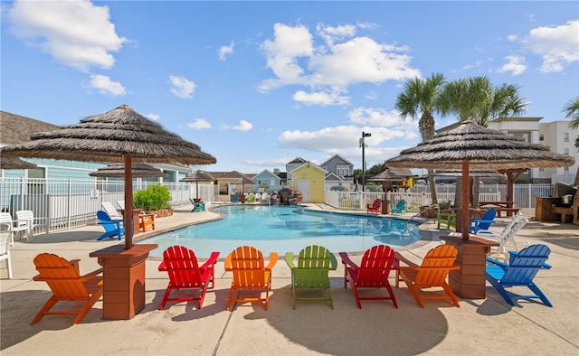 2212 State Highway 361, Port Aransas, TX 78373 - community pool with a patio area