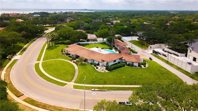 drone / aerial view