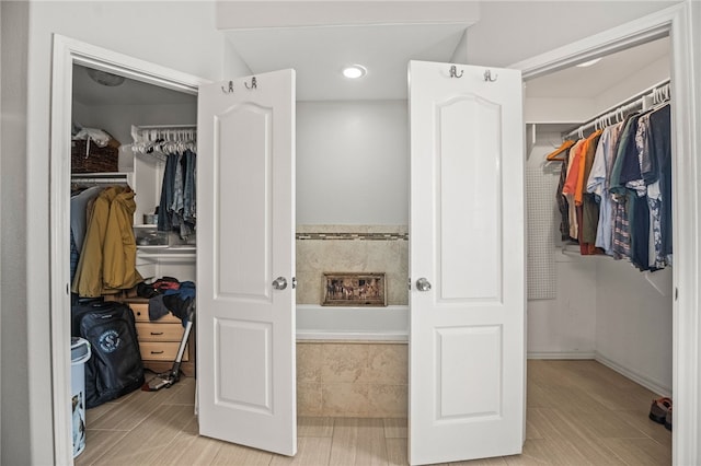 view of closet