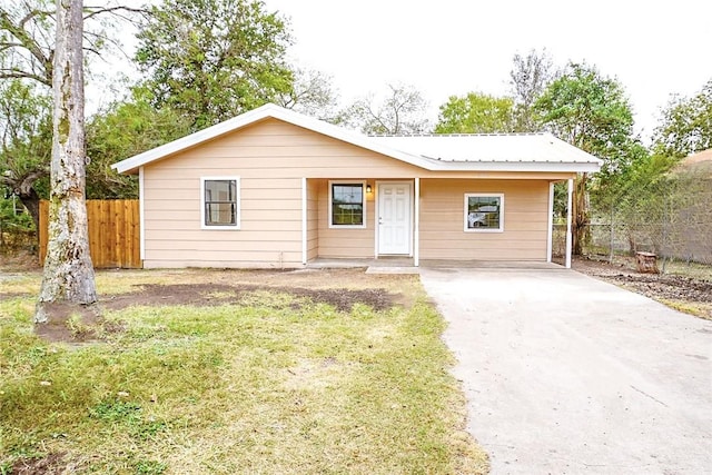 view of ranch-style home