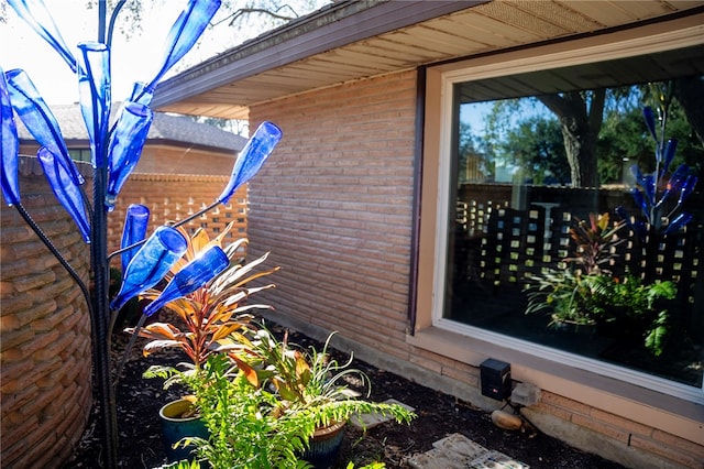 details with brick siding