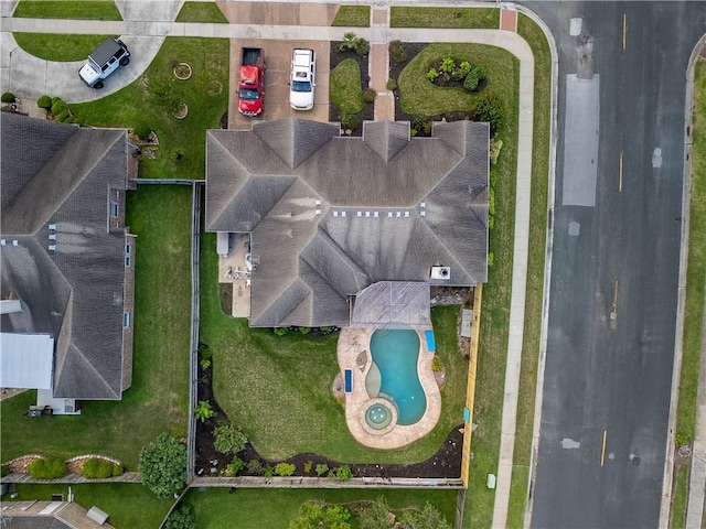 7602 Beau Terre, Corpus Christi, TX 78414 - bird's eye view of a pool