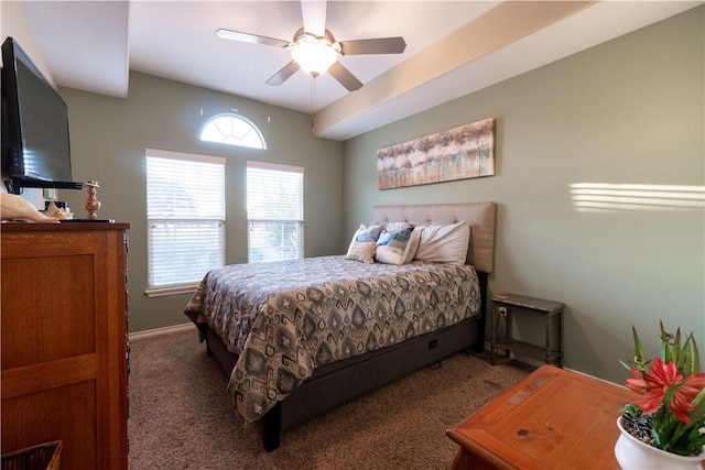 7602 Beau Terre, Corpus Christi, TX 78414 - bedroom with carpet and ceiling fan