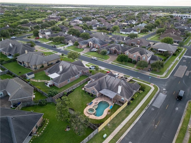 7602 Beau Terre, Corpus Christi, TX 78414 - aerial view of property's location featuring nearby suburban area and a pool