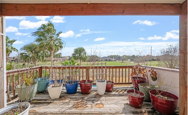 view of deck