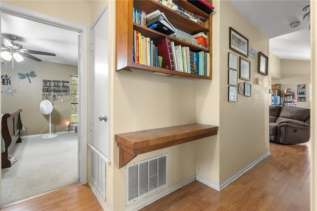 3713 Tripoli Dr, Corpus Christi, TX 78415 - corridor featuring wood finished floors and baseboards