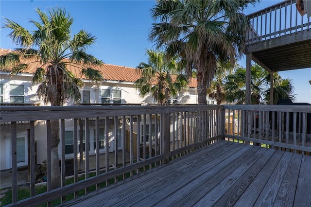 14878 Granada Dr Unit 403, Corpus Christi, TX 78418 - view of wooden terrace