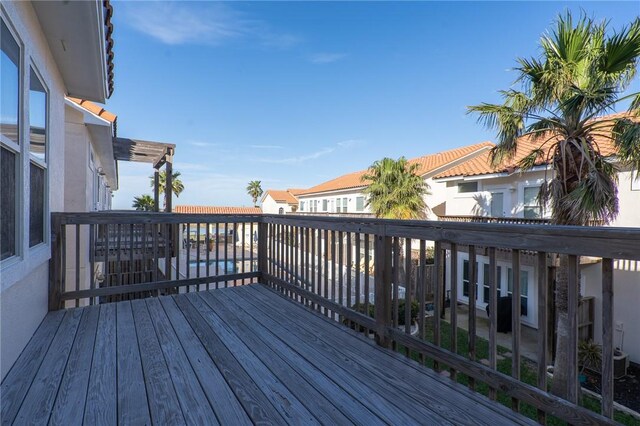 14878 Granada Dr Unit 403, Corpus Christi, TX 78418 - view of wooden deck