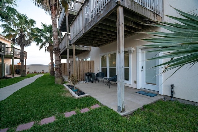 14878 Granada Dr Unit 403, Corpus Christi, TX 78418 - view of patio / terrace with fence