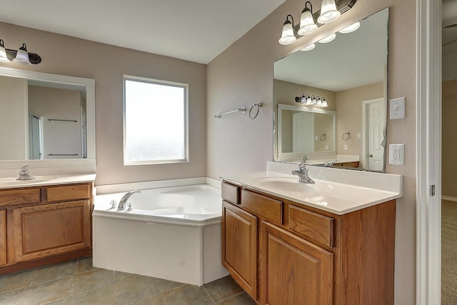 2334 Mystic Star Dr, Corpus Christi, TX 78414 - bathroom with vanity and a bath