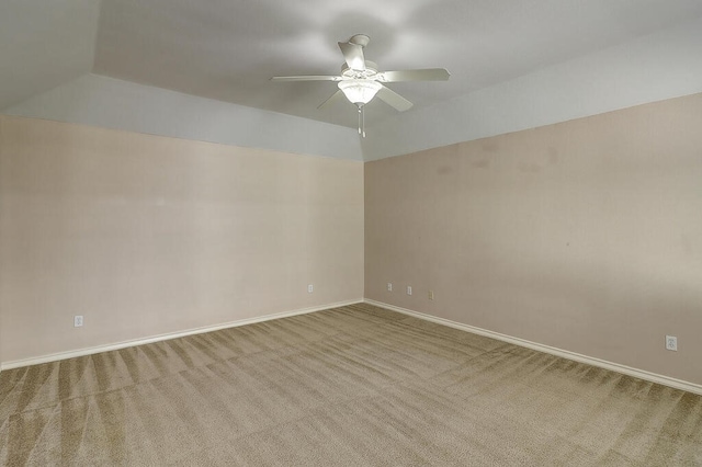 2334 Mystic Star Dr, Corpus Christi, TX 78414 - carpeted empty room with a ceiling fan and baseboards