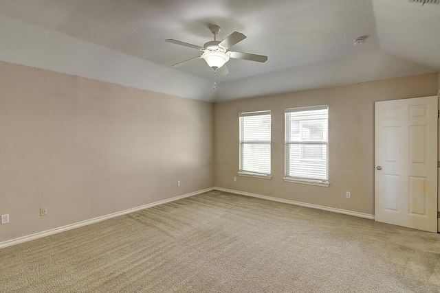 2334 Mystic Star Dr, Corpus Christi, TX 78414 - spare room featuring carpet floors, a ceiling fan, and a smoke detector