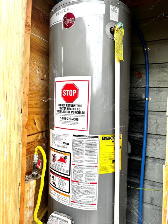 utilities with water heater