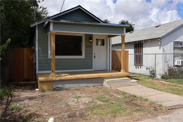 view of bungalow-style house