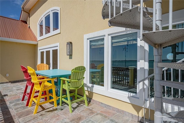 exterior space featuring a patio