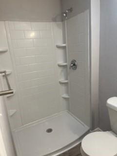 4414 Valdez Dr, Corpus Christi, TX 78416 - bathroom featuring toilet and a shower stall