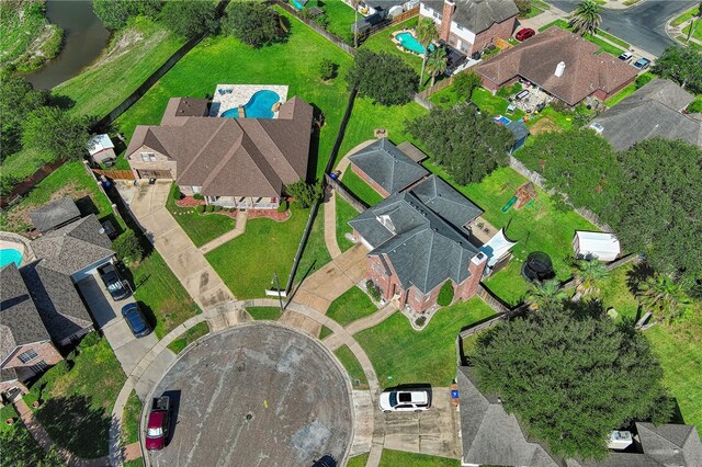 7710 Cisco, Corpus Christi, TX 78413 - aerial overview of property's location with nearby suburban area and a large body of water