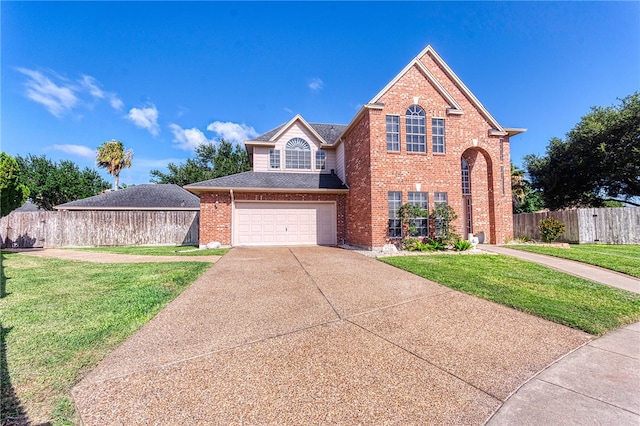 7710 Cisco, Corpus Christi, TX 78413 - traditional-style house featuring concrete driveway, brick siding, and roof with shingles