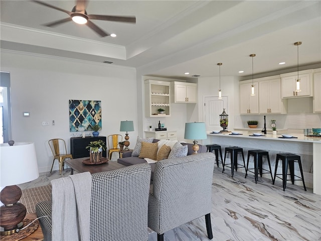 7713 Sophia Dr, Corpus Christi, TX 78414 - kitchen featuring baseboards, a sink, an island with sink, and tasteful backsplash