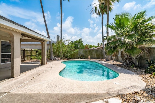 14825 Dasmarinas Dr, Corpus Christi, TX 78418 - view of pool with a patio area and a fenced backyard