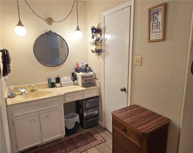9334 Moon Beam, Corpus Christi, TX 78409 - bathroom featuring vanity and tile patterned flooring