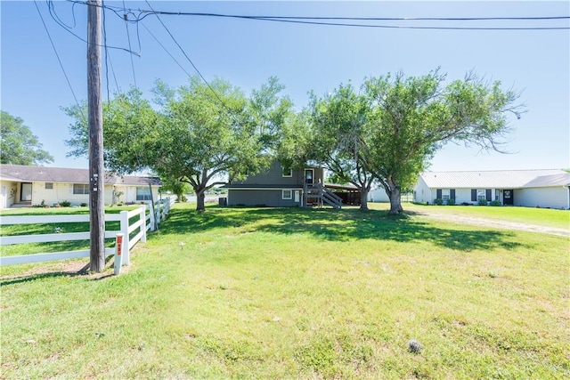 132 Zenna Dr, Mathis, TX 78368 - view of yard with stairs
