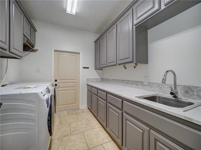 6134 Strasbourg Dr, Corpus Christi, TX 78414 - laundry room with cabinet space and washer and dryer
