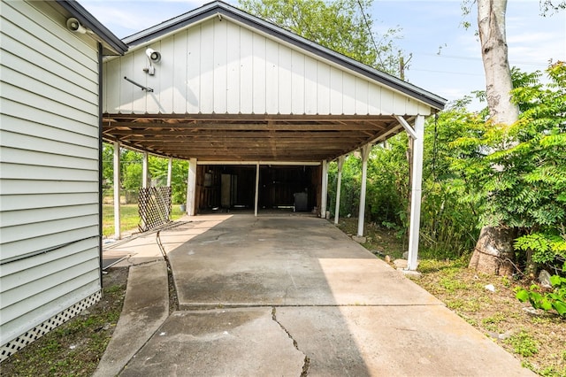 1367 Normandy Dr, Corpus Christi, TX 78415 - view of car parking with a detached carport and driveway
