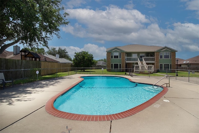 4445 Cedar Pass Dr Unit 103, Corpus Christi, TX 78413 - view of swimming pool featuring a patio and stairway