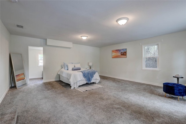 bedroom with carpet floors