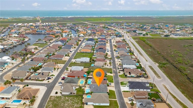 14106 Coquina Bay Ave, Corpus Christi, TX 78418 - view of property location featuring nearby suburban area and a large body of water