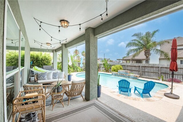 14106 Coquina Bay Ave, Corpus Christi, TX 78418 - sunroom / solarium with track lighting
