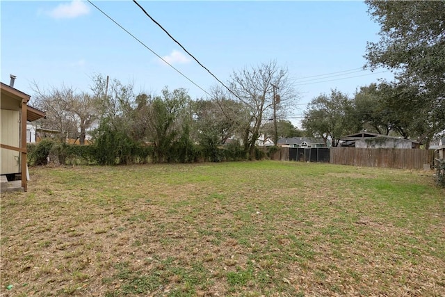 4446 Naples St, Corpus Christi, TX 78415 - view of yard with fence