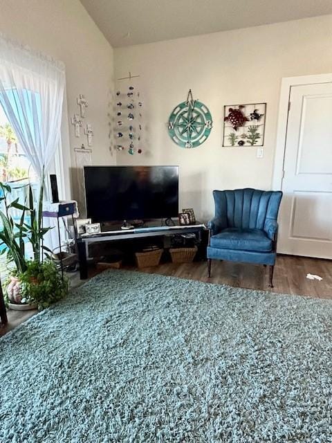 1811 Bay Shore Dr, Rockport, TX 78382 - living area featuring wood finished floors