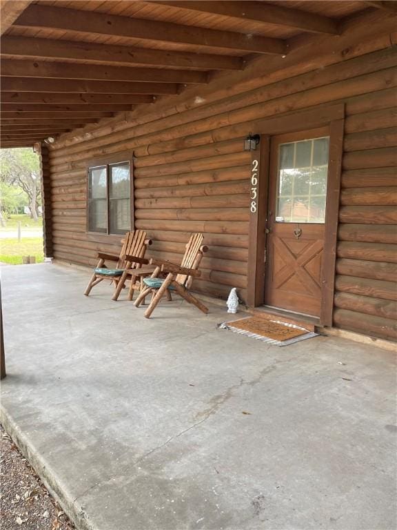 view of patio