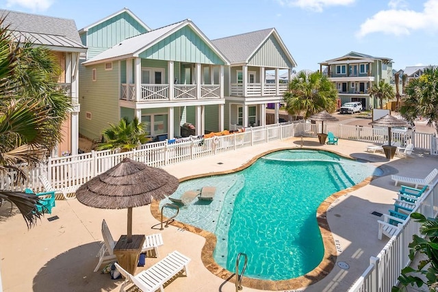 4903 State Highway 361 Unit 8, Port Aransas, TX 78373 - view of pool with a patio area