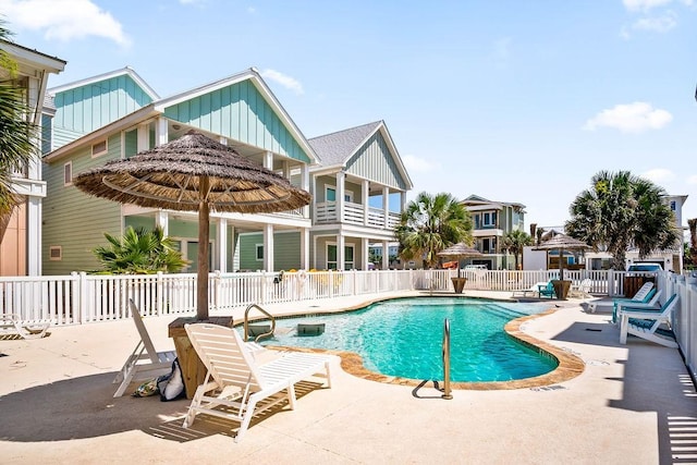 4903 State Highway 361 Unit 8, Port Aransas, TX 78373 - view of pool with a patio