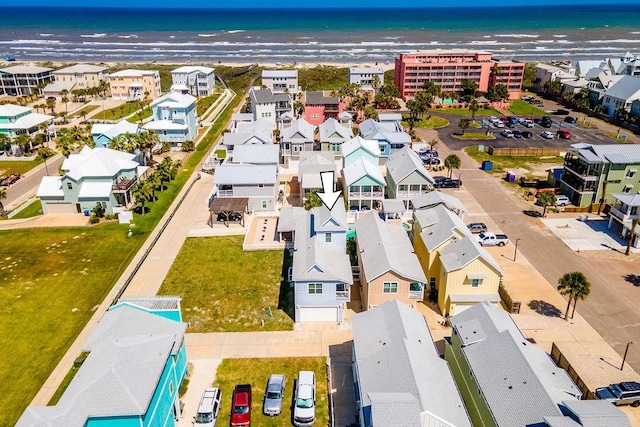 4903 State Highway 361 Unit 8, Port Aransas, TX 78373 - aerial perspective of suburban area with a large body of water