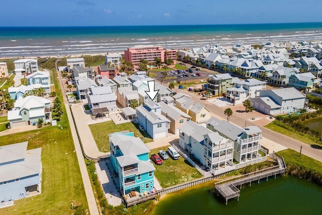 4903 State Highway 361 Unit 8, Port Aransas, TX 78373 - aerial view of residential area with a large body of water