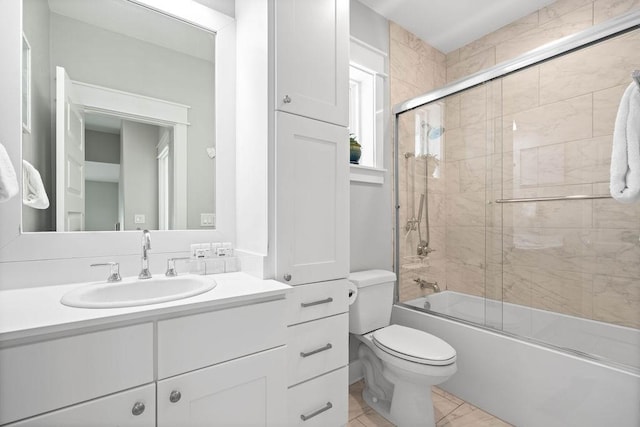 125 Reserve Ln, Rockport, TX 78382 - bathroom featuring vanity and combined bath / shower with glass door
